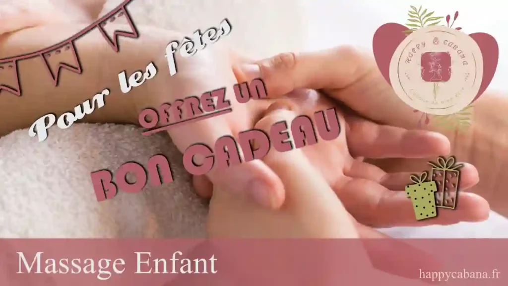 Bon cadeau massage pour enfant cabana à proximité de voiron dans l'isere